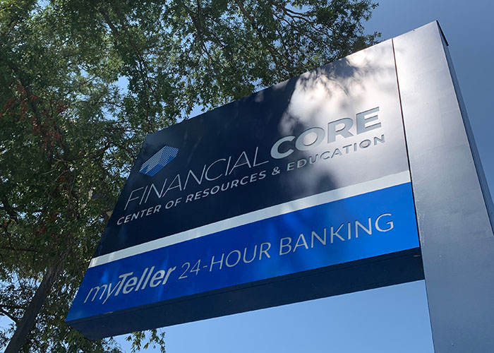 Financial CORE sign